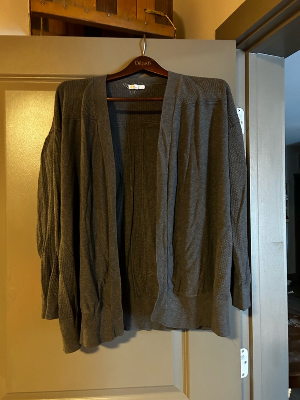 Maurices Gray Open-Front Women's Cardigan